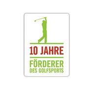 10 Jahre Förderer des Golfsports