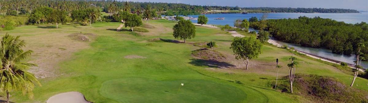 Golfen direkt am Indischen Ozean