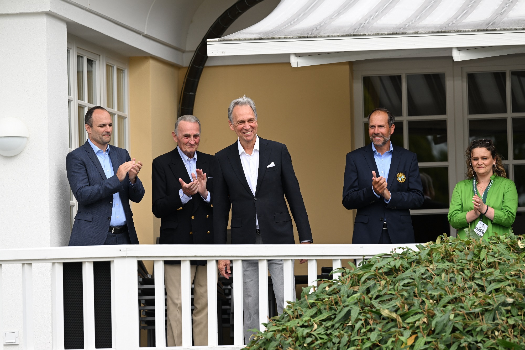 Applaus für Rainer Goldrian, seit knapp drei Jahrzehnten PGA-Geschäftsführer