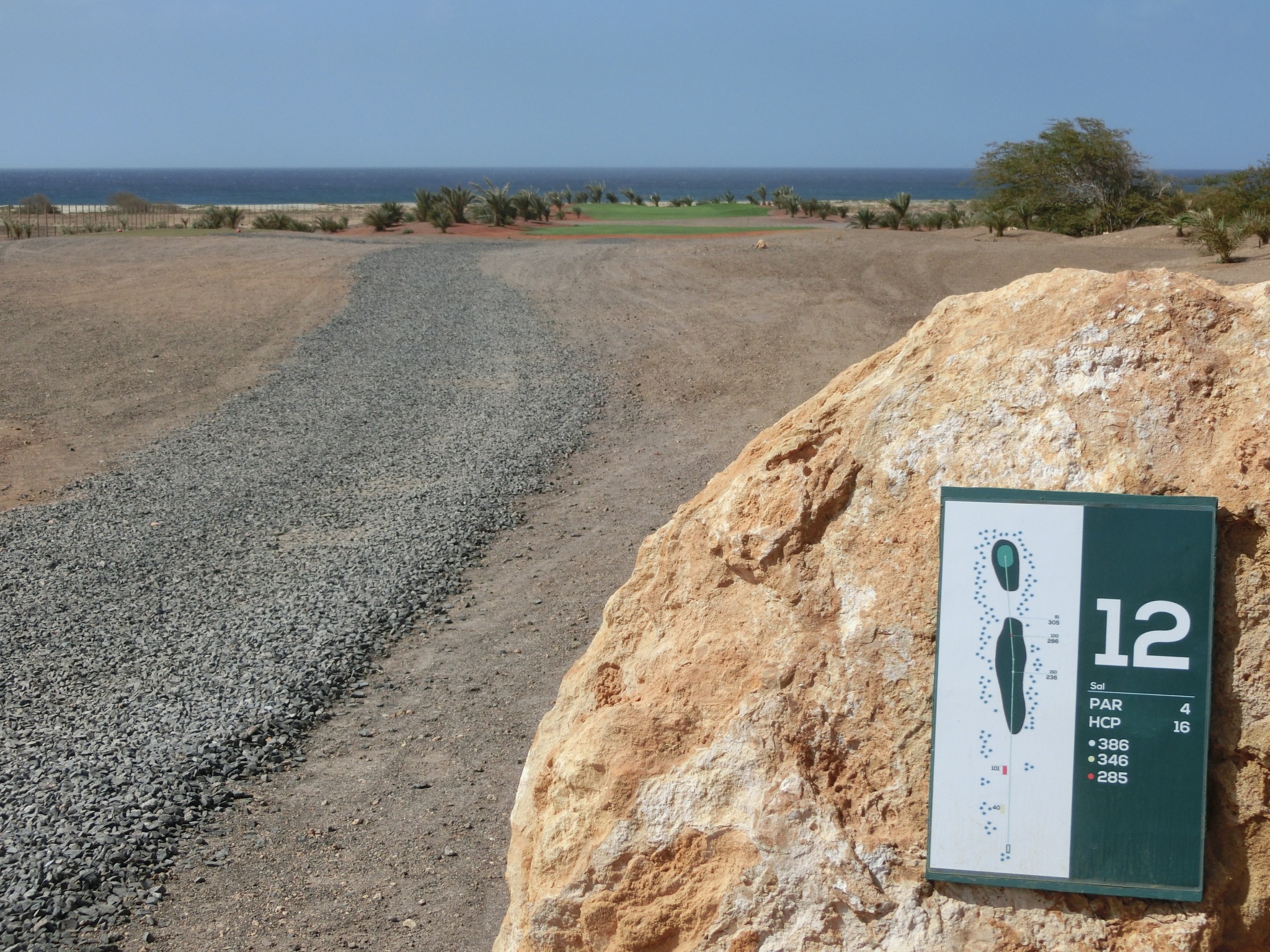 Hole 12 mit Blick aufs Fairway